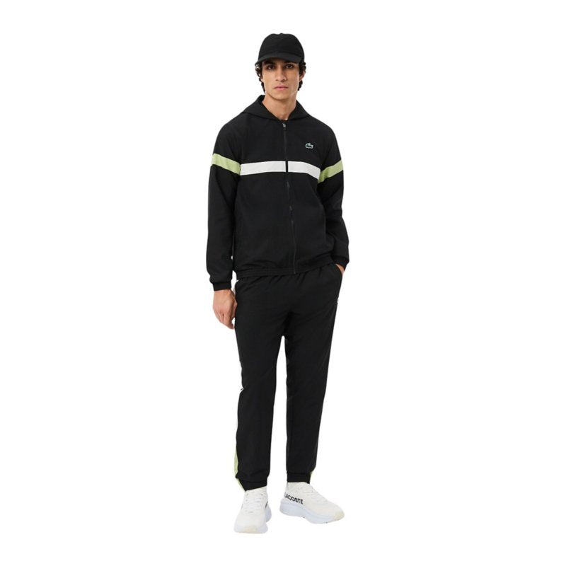 LACOSTE Ensemble homme en taffetas déperlant Noir et blanc