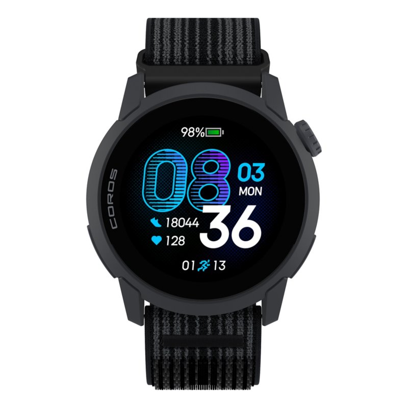 COROS Montre GPS & Cardio Pace 4 Nylon Noir