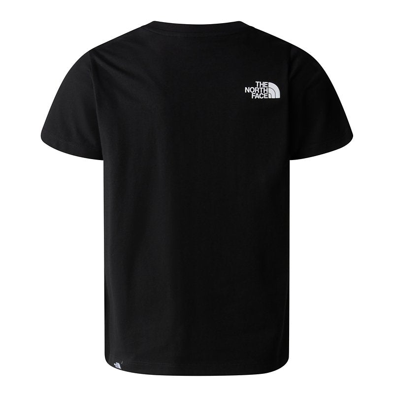 THE NORTH FACE Tee-shirt à manches courtes garçon Simple Dome noir et blanc