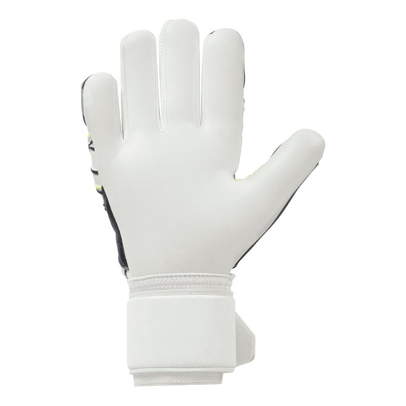 UHLSPORT Gants de gardien de football enfant Absolutgrip HN Pro Blanc, noir et jaune