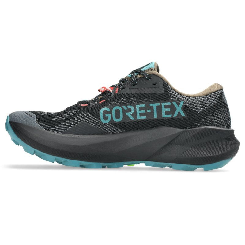 ASICS Chaussures de trail homme Trabuco 14 GTX Noir et vert