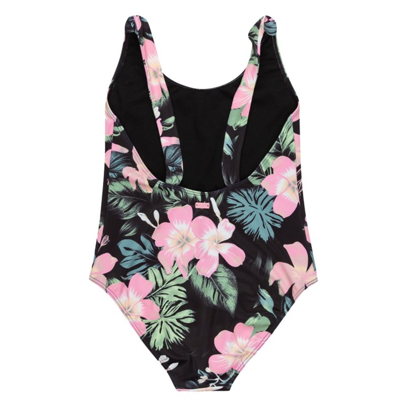 ROXY Maillot de bain 1 pièce fille Shadow Floral Noir