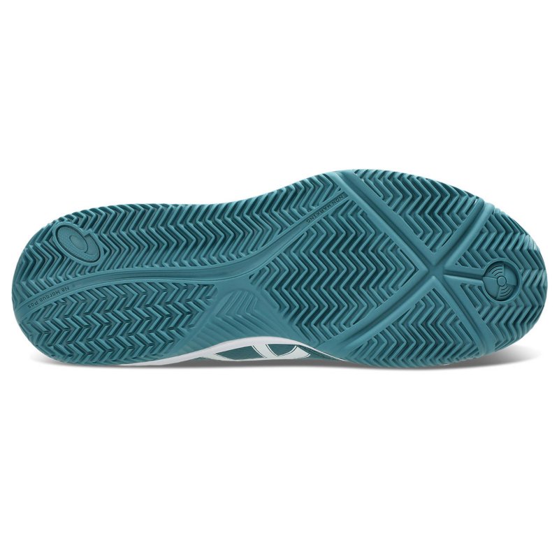 ASICS Chaussures de padel homme Gel-Dedicate 8 Vert et blanc