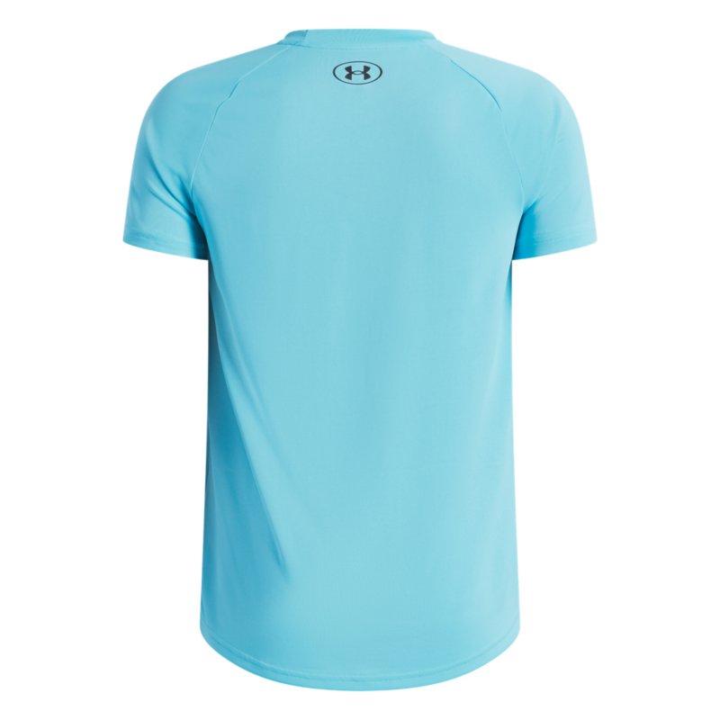 UNDER ARMOUR Tee-shirt de training à manches courtes garçon Tech 2.0 bleu et noir