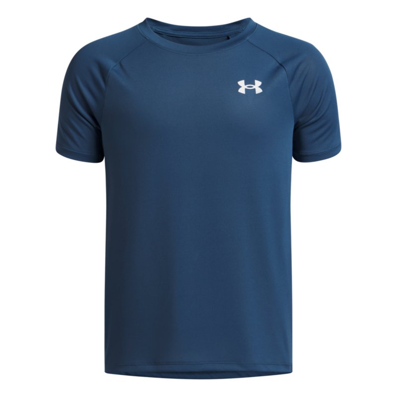UNDER ARMOUR Tee-shirt de training à manches courtes garçon Tech 2.0 Bleu et blanc