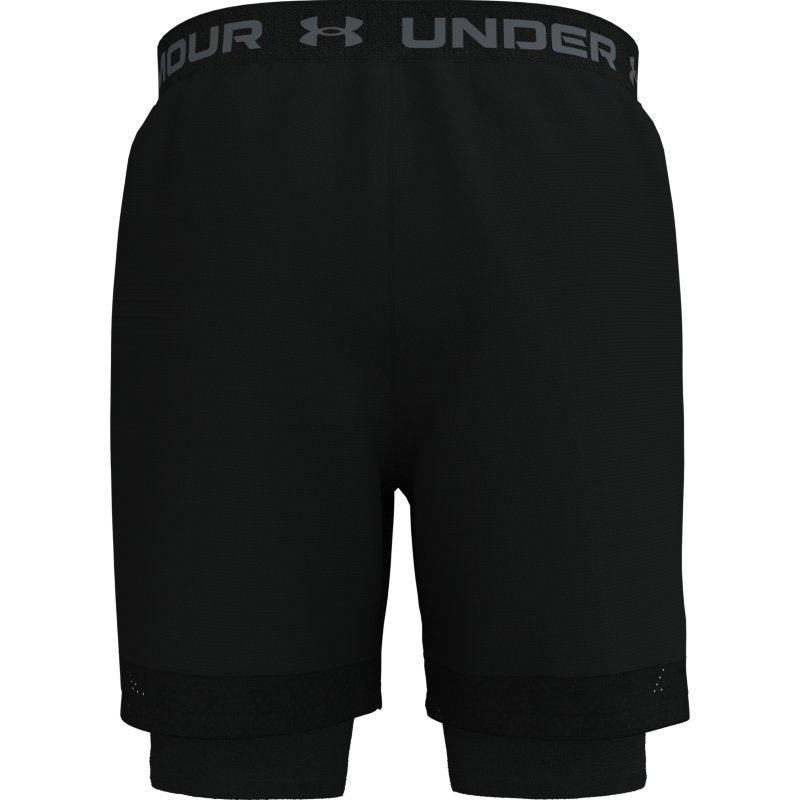 UNDER ARMOUR Short de training homme 2-en-1 Vanish Noir