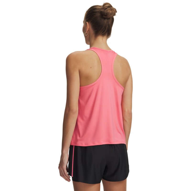 UNDER ARMOUR Débardeur de training femme Tech Knockout Rose et blanc