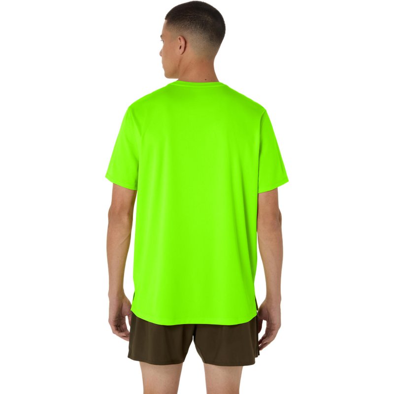 ASICS Tee-shirt de running à manches courtes homme Core Vert