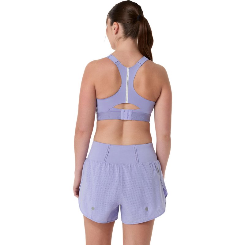 ASICS Brassière femme de compression Road Combination Fort soutien Bleu