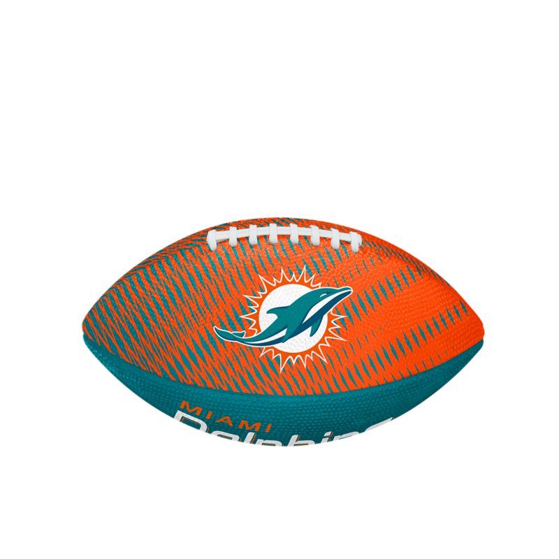 WILSON Ballon de foot américain NFL TEAM TAILGATE FB MI JR bleu et orange