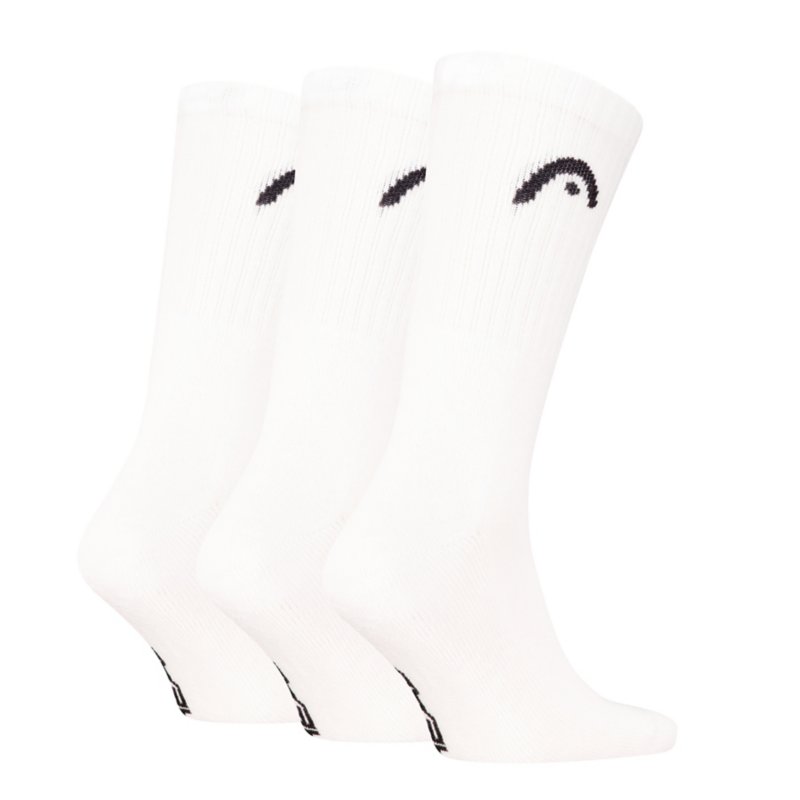 HEAD Chaussettes homme All Sports Training Crew 3P Blanc