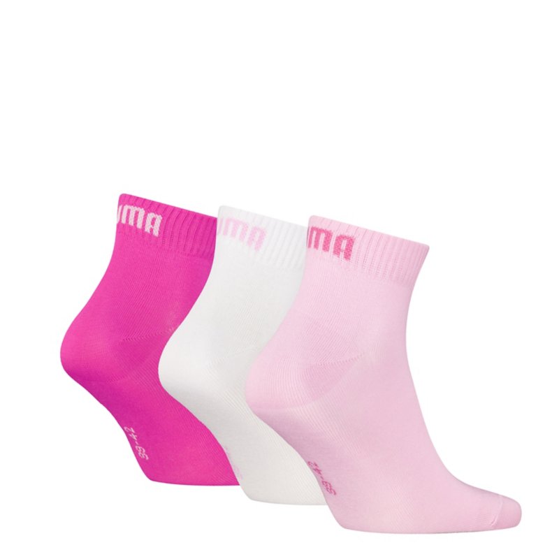 PUMA Chaussettes adulte Quarter Plain Rose