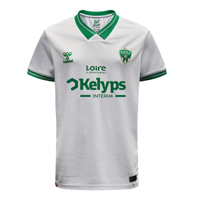 HUMMEL Maillot de football enfant AS Saint Etienne 25/26 Extérieur Blanc