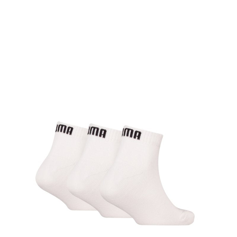 PUMA Chaussettes garçon Quarter 3P Blanc
