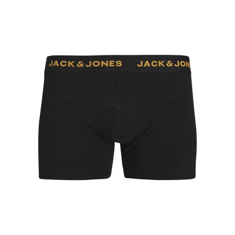 JACK & JONES Boxer homme Conor (Lot de 3) Noir