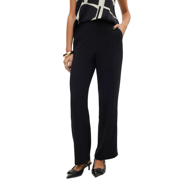 VERO MODA Pantalon femme Vmeasy Joy Noir