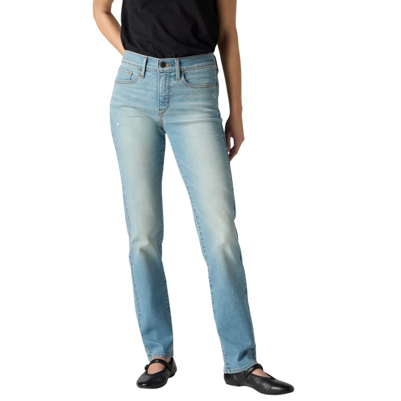 LEVIS Jean femme 314 Shaping Straight Bleu