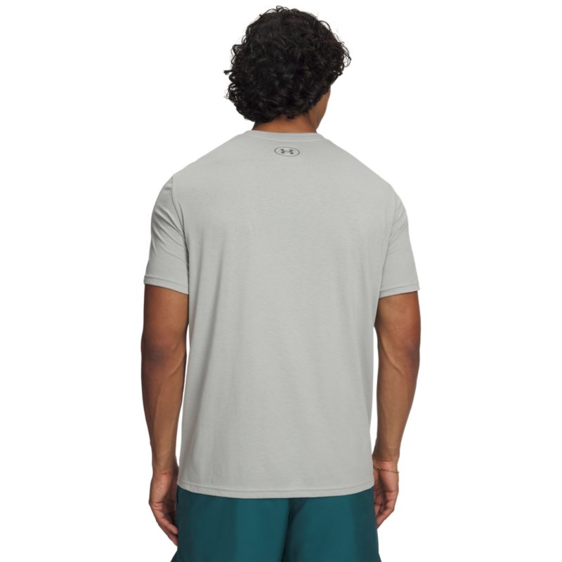UNDER ARMOUR Tee-shirt à manches courtes homme Sportstyle Left Chest Gris et noir