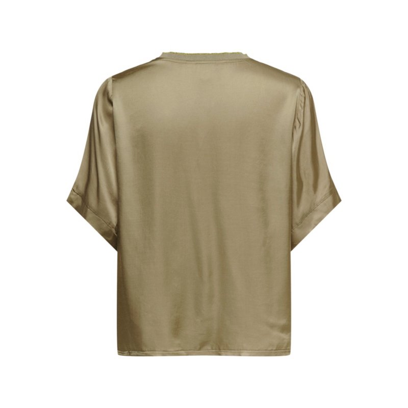 ONLY Tee-shirt à manches courtes femme Ulrikka Marron