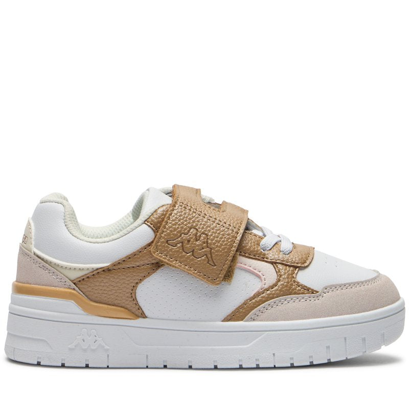KAPPA Sneakers enfant Manis 2.0 Blanc et rose