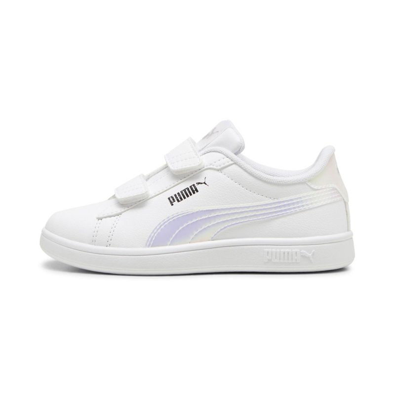PUMA Sneakers enfant Smash 3.0 Holo 2.0 V Blanc