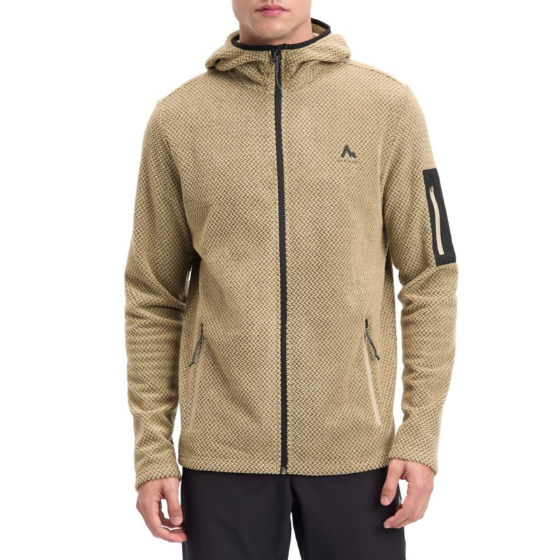 MCKINLEY Veste polaire homme Hucture II Beige et noir