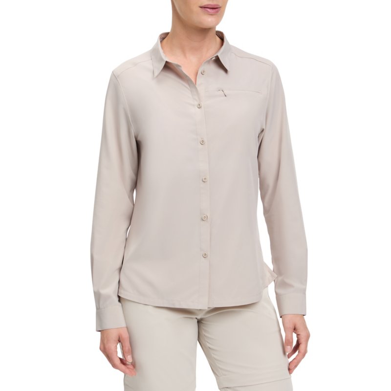 MCKINLEY Chemise de randonnée à manches longues femme Palila Gris