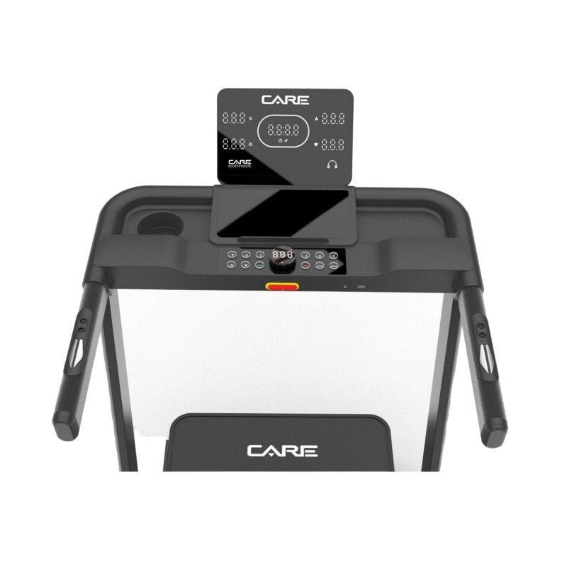 CARE Tapis de course Run-18 Noir et rouge