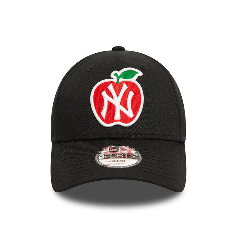 NEW ERA Casquette garçon 9Forty Adjustable New York Yankees Apple Noir