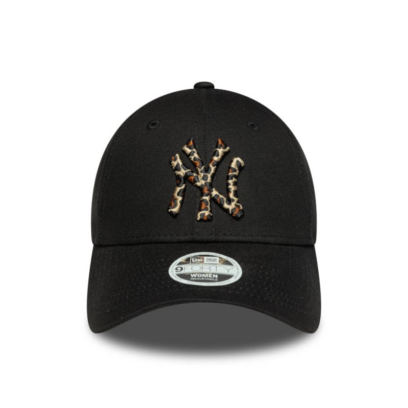 NEW ERA Casquette femme 9Forty Adjustable New York Yankees Leopard Infill Noir