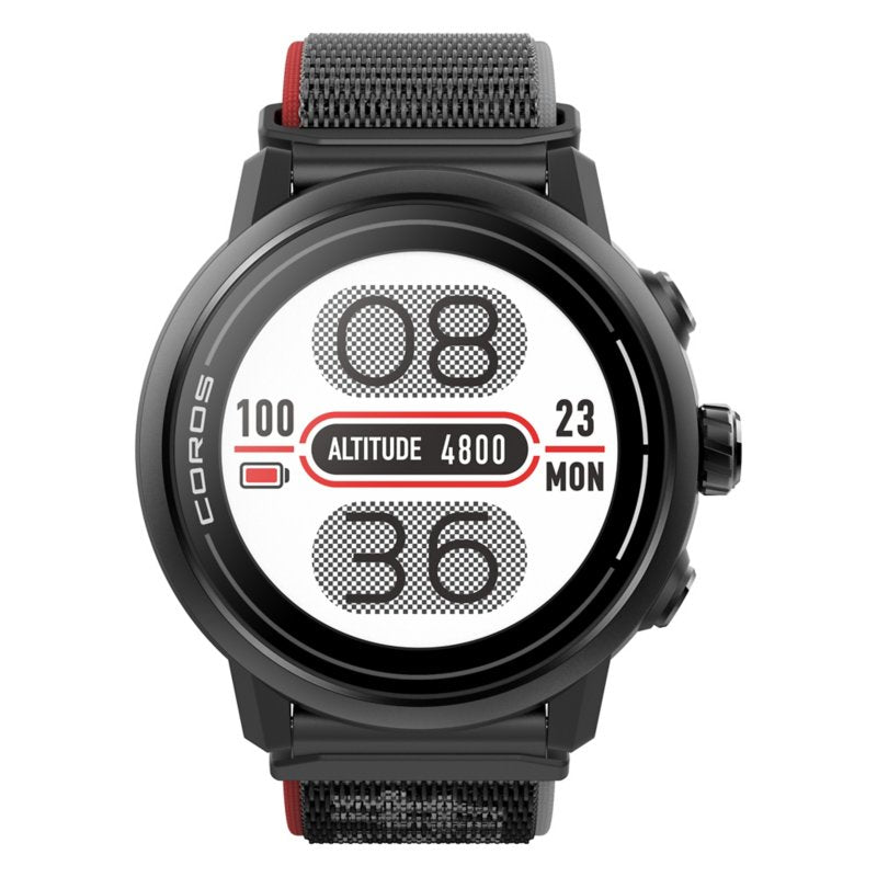 COROS Montre GPS & Cardio COROS APEX 2 GPS OUTDOOR WATCH BLAC Noir