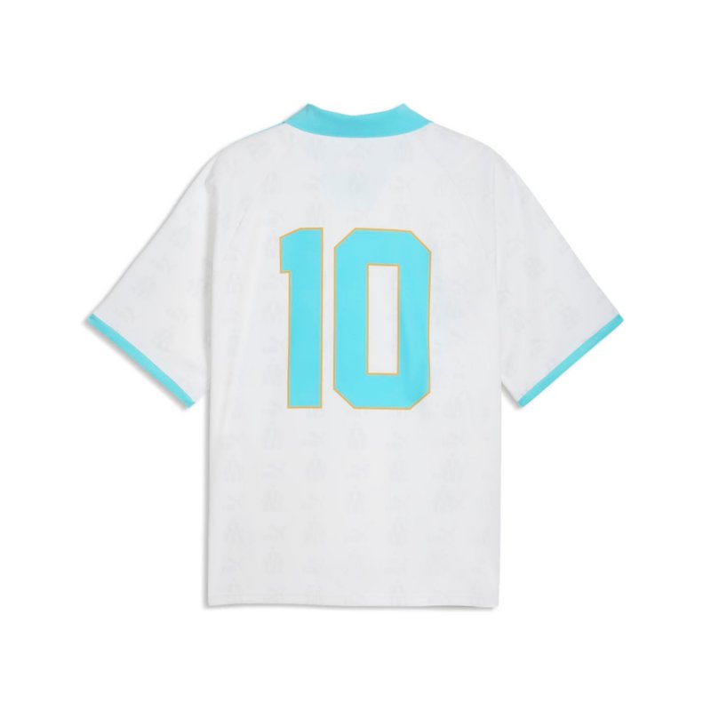 PUMA Maillot de football homme Olympique de Marseille King Retro Blanc