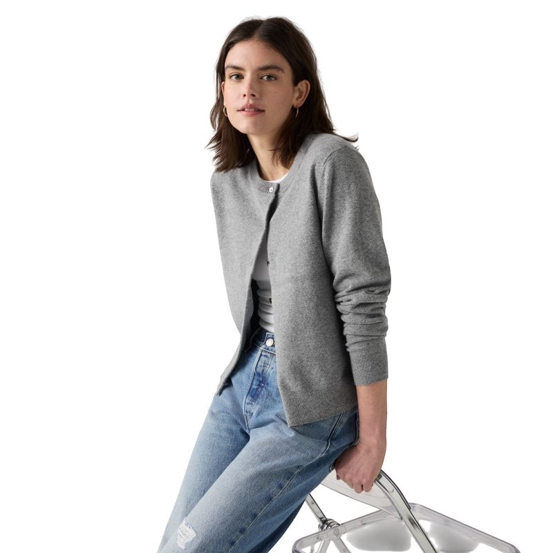 LEVIS Gilet femme Super Soft Gris