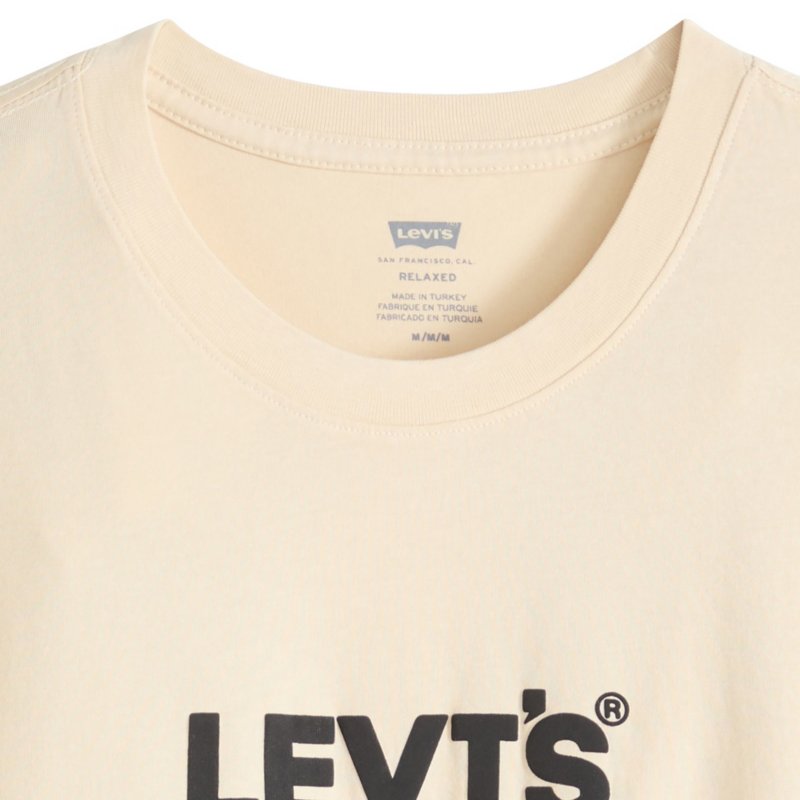 LEVIS Tee-shirt à manches courtes homme Graphic Relaxed Fit Beige