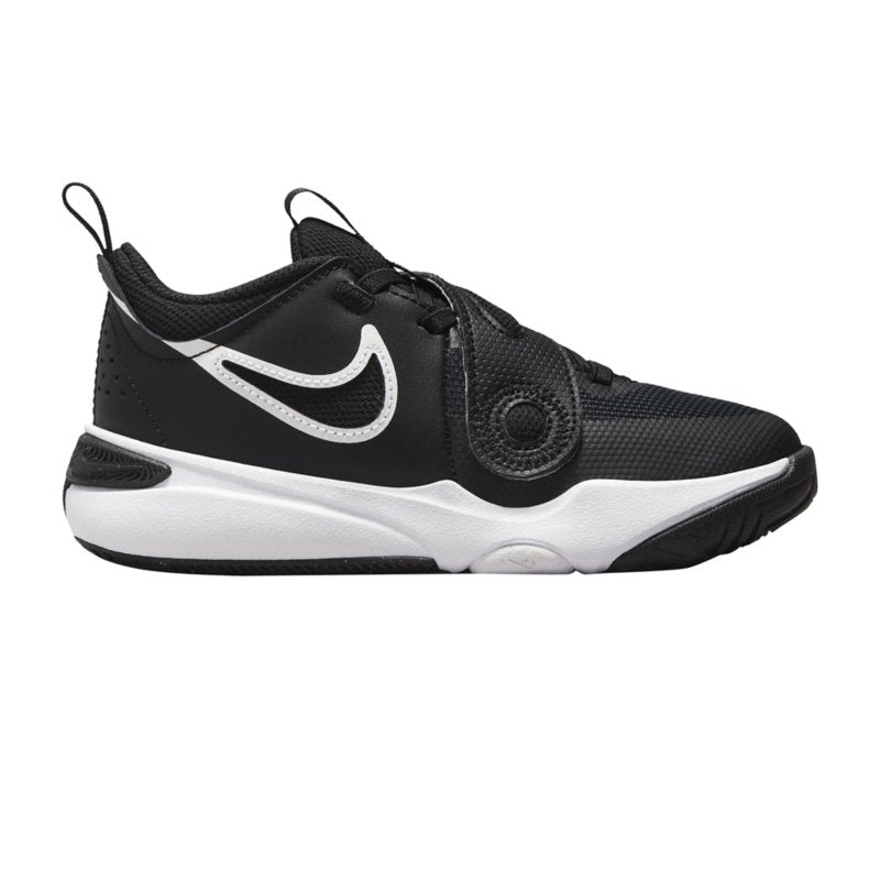 NIKE Chaussures de basketball enfant Team Hustle D 11 Noir et blanc