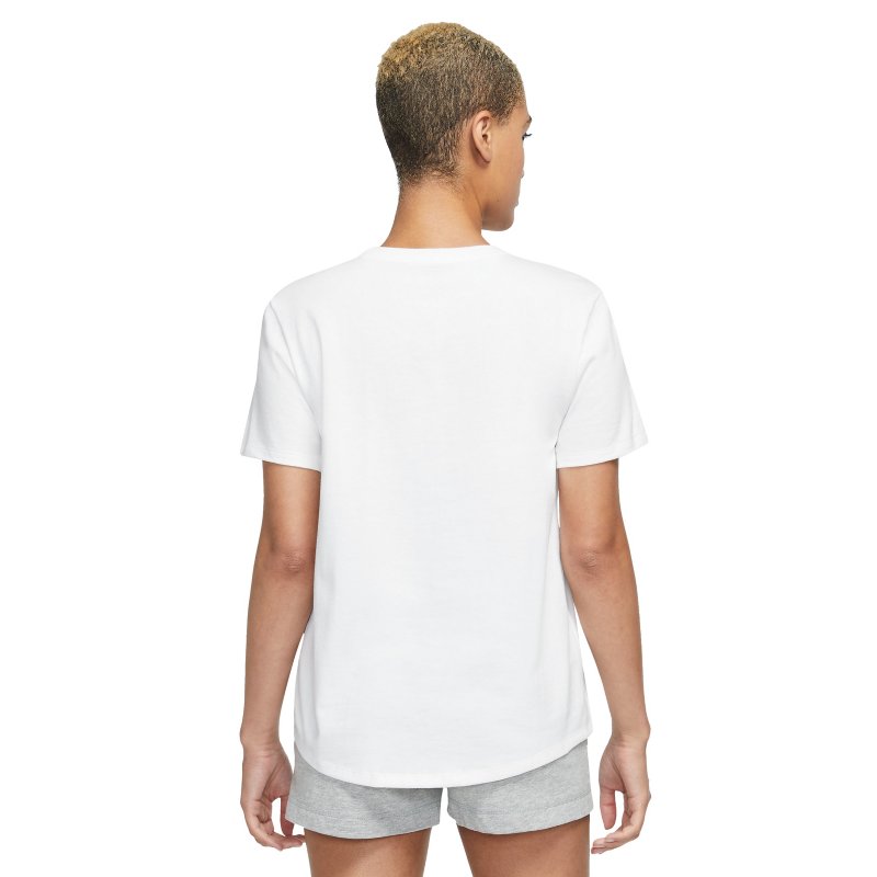 NIKE Tee-shirt à manches courtes femme Sportswear Club Essentials Blanc