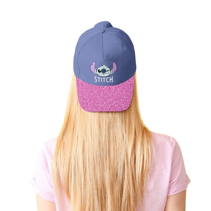 STITCH Casquette fille Acc BLEU