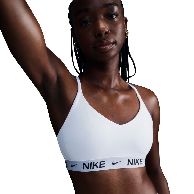 NIKE Brassière de training femme Indy Blanc et noir