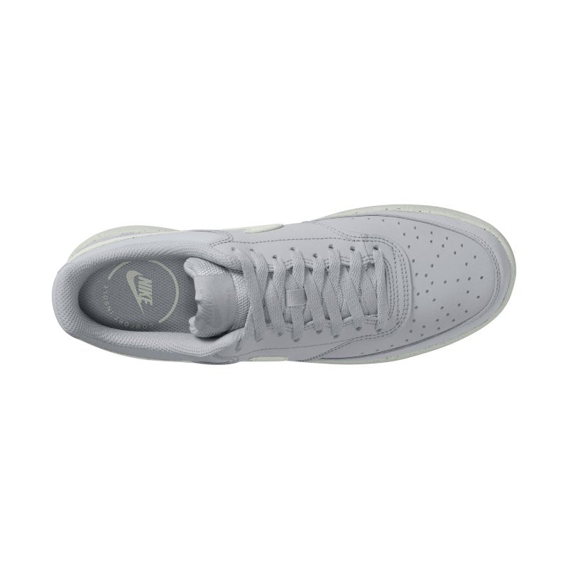 NIKE Sneakers homme Court Vision Low Premium Gris et blanc