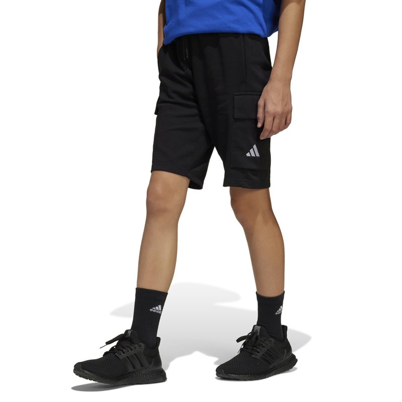 ADIDAS Short cargo garçon Essentials Noir