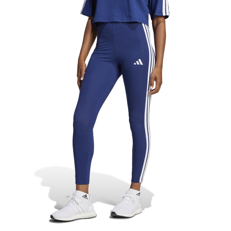 ADIDAS Legging femme 3 bandes Essentials Bleu