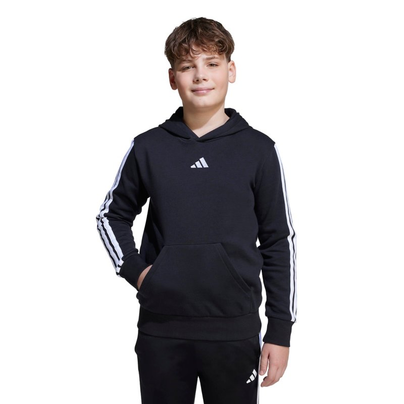 ADIDAS Sweatshirt à capuche garçon basique Noir