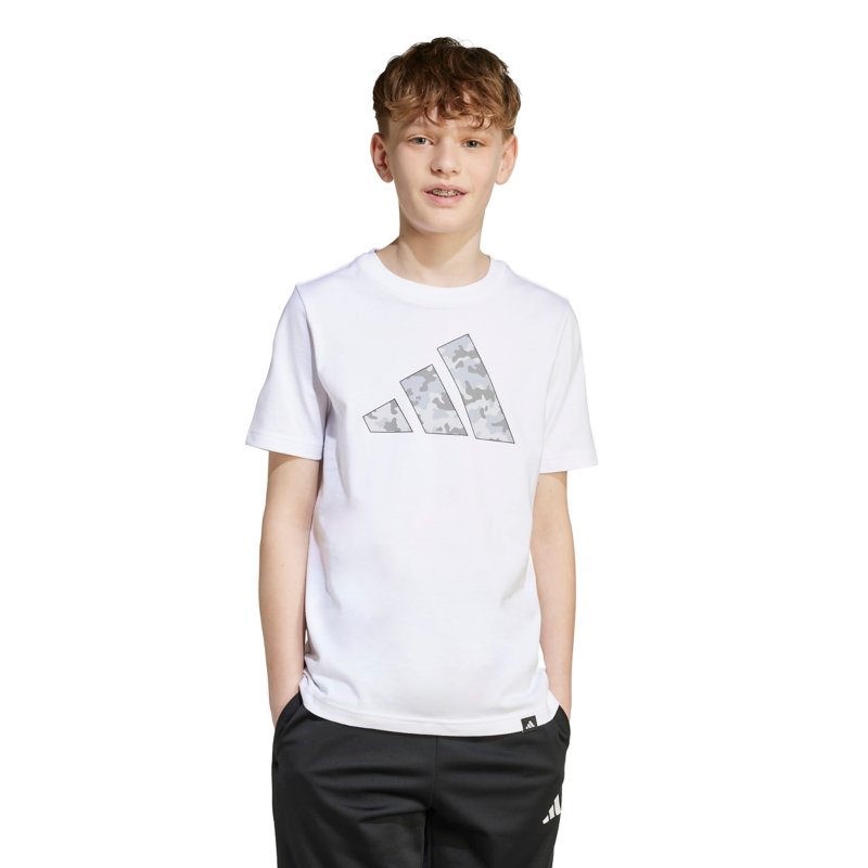ADIDAS Tee-shirt à manches courtes garçon Camo graphique Blanc