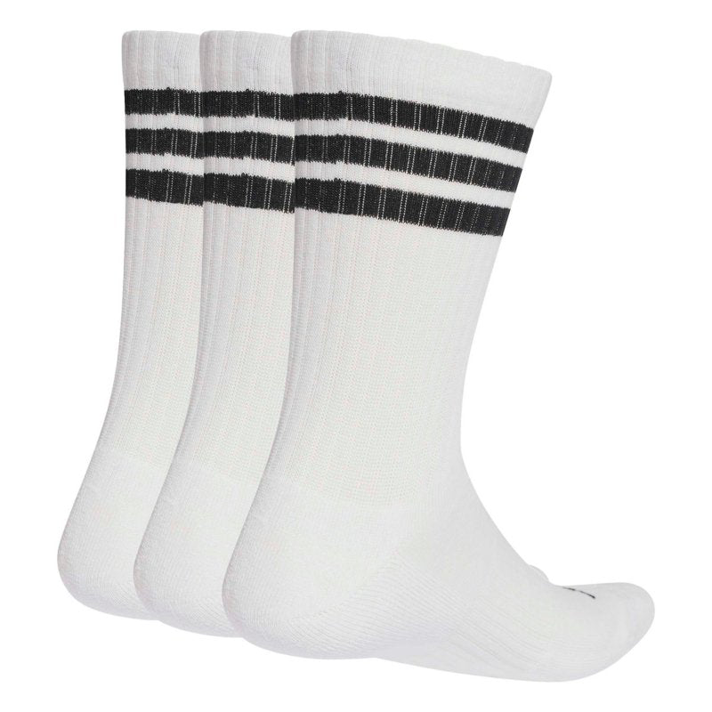 ADIDAS Chaussettes homme amorties 3 bandes Sportswear - Lot de 3 paires Blanc