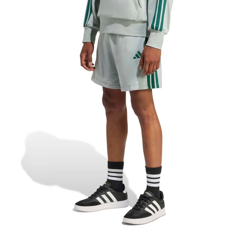 ADIDAS Short homme French terry 3 bandes Essentials Vert
