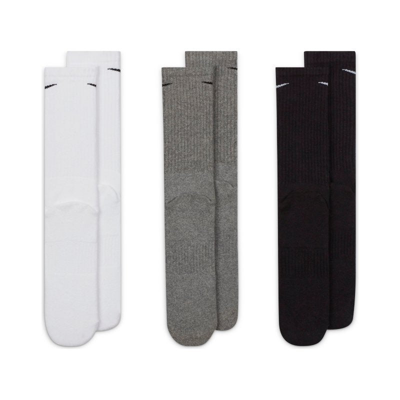 NIKE Chaussettes de training Everyday Cushion Crew - Lot de 3 paires Multicolore
