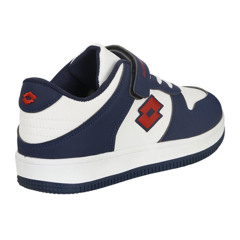 LOTTO Sneakers enfant Turin Marine et rouge