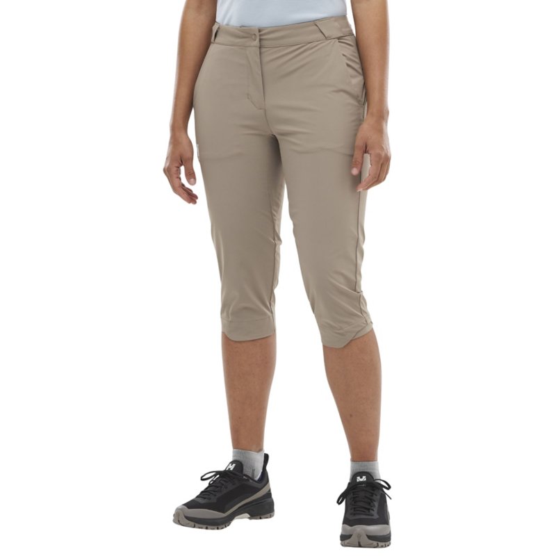 MILLET Pantacourt de randonnée femme Ubic Stretch Beige