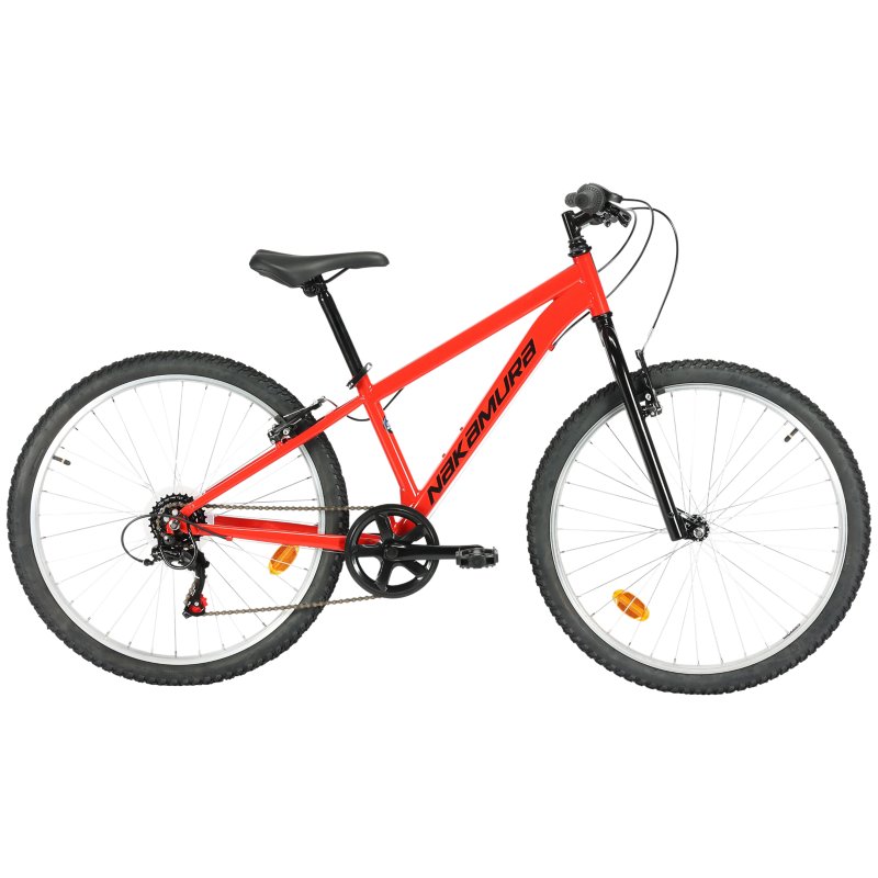 NAKAMURA Vélo enfant 26 pouces 9-13 ans Cliff Evo Max Noir et rouge
